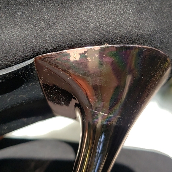 Atmosphere Black suede heels 8 - Picture 4 of 10